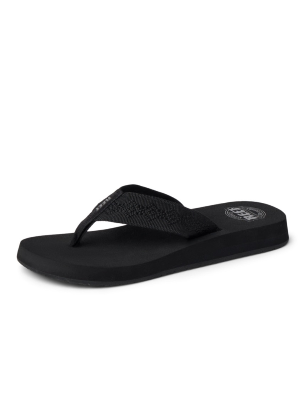 Reef “Sandy” Women’s Water Friendly Thong Flip Flops Black size 6